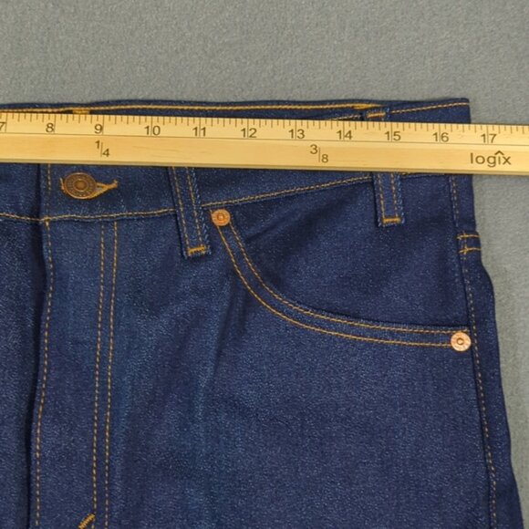 Levi's Vtg Jeans Men's 34x31 Blue Deadstock 517 Boot Cut Orange Tab Made In USA - Picture 6 of 14
